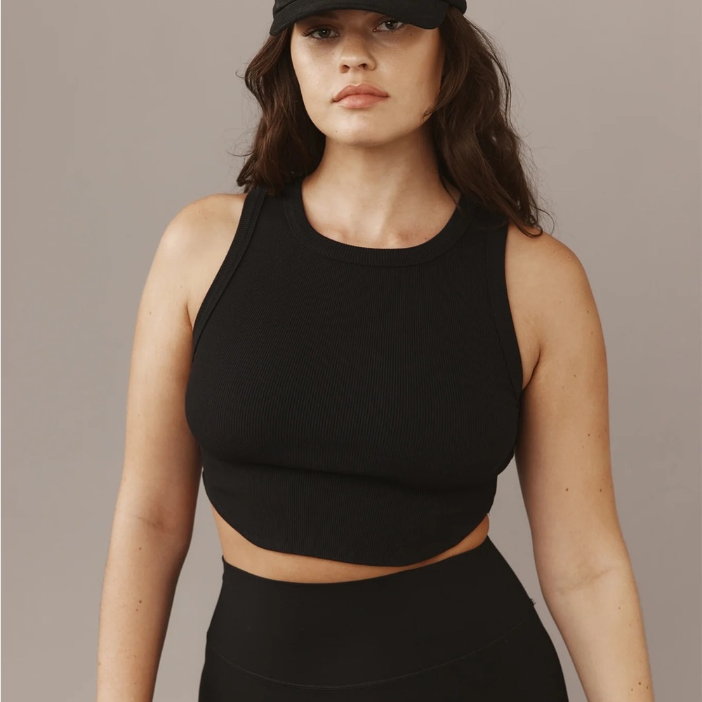 Monday Body Everglades Tank - Black Thick Rib Size XL/V